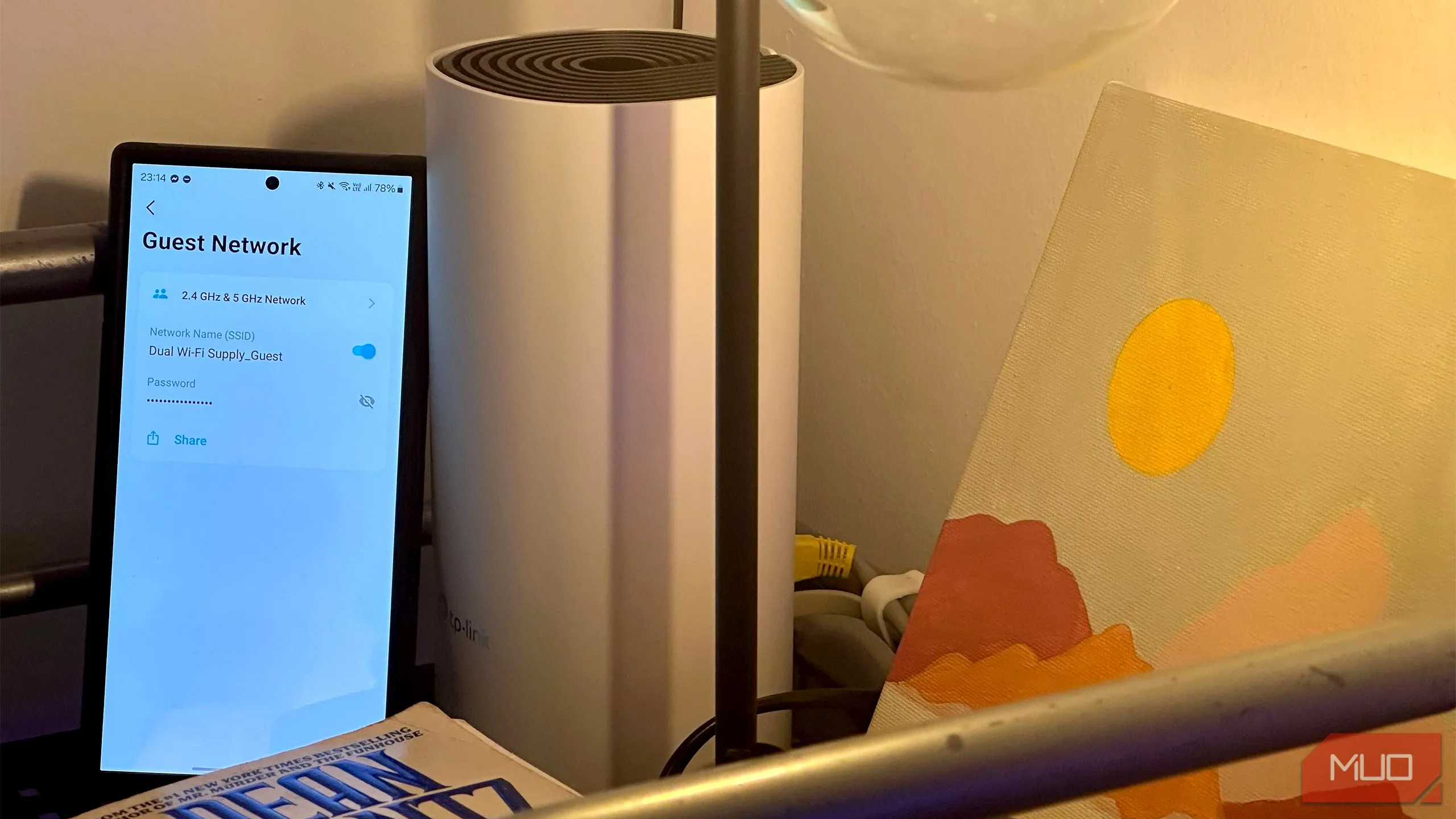 Giao diện ứng dụng TP-Link Deco minh họa cách tạo mạng Wi-Fi khách riêng biệt