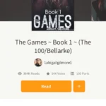 Giao diện ứng dụng Wattpad hiển thị trên iPhone với một câu chuyện đang mở
