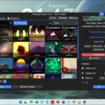 Giao diện Wallpaper Engine hiển thị hình nền động trên Windows 11