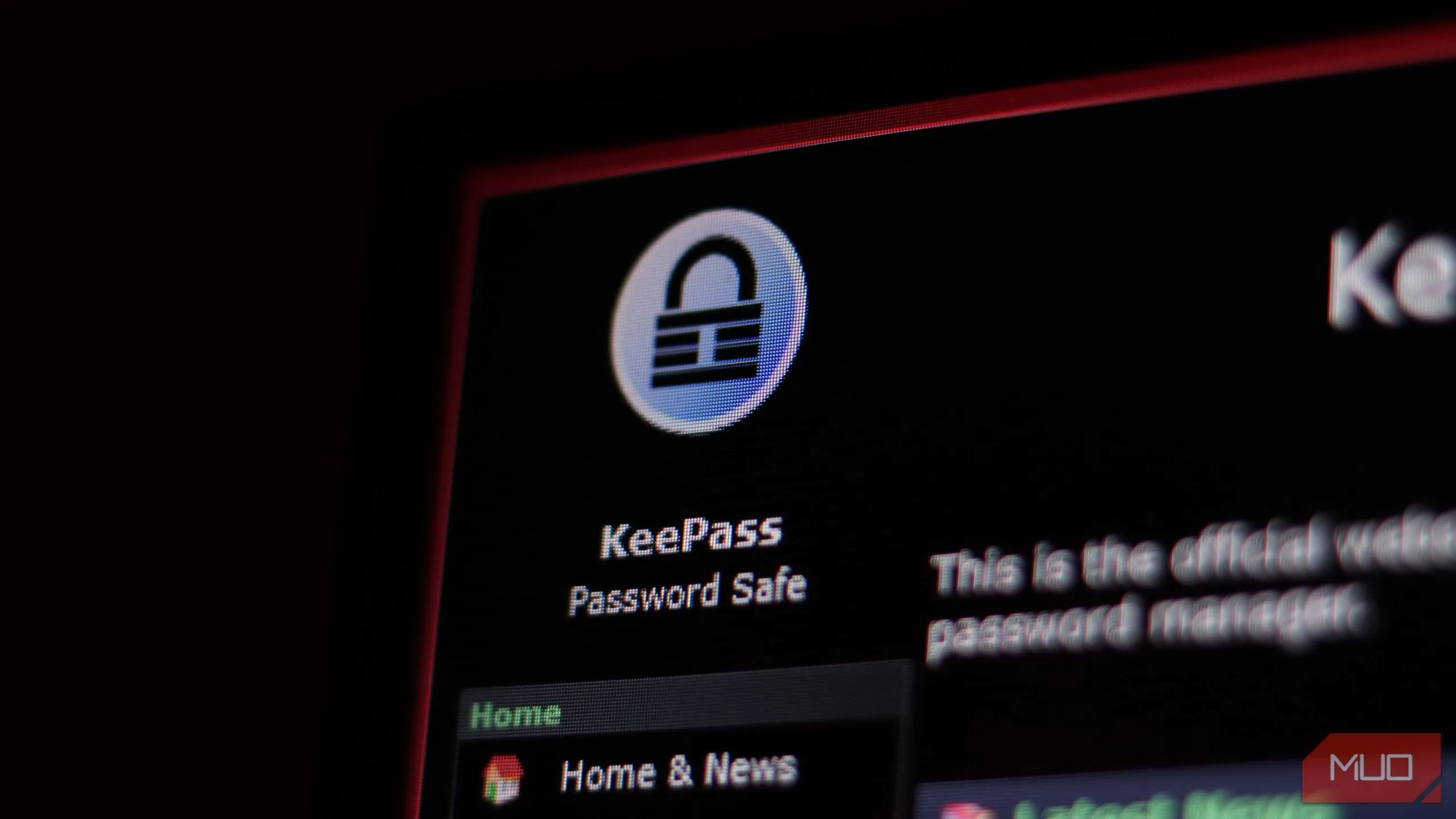 Giao diện website chính thức của KeePass Password Safe, một trình quản lý mật khẩu miễn phí và mã nguồn mở.