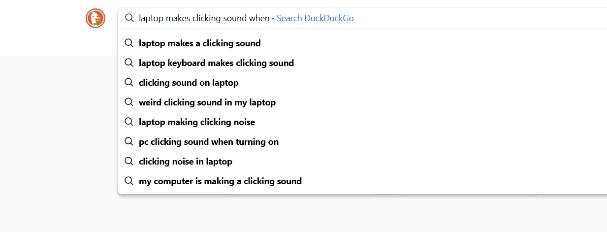 Gợi ý tìm kiếm thông minh trên DuckDuckGo đôi khi không chính xác bằng Google