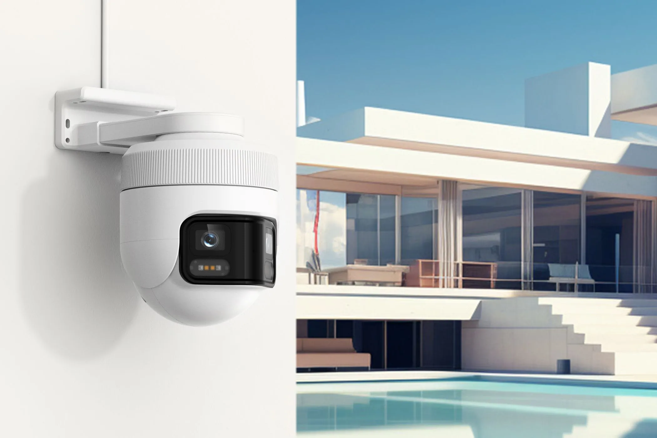 Hệ thống camera an ninh IMILAB EC6 Panorama với tính năng phát hiện AI thông minh và răn đe kẻ xâm nhập
