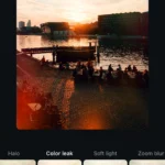 Hiệu ứng Color Leak trên ảnh Instagram với tông màu đỏ, vàng, cam nhẹ