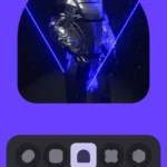 Hình ảnh điện thoại Android 16 với hiệu ứng hình khối chữ nhật bo tròn, làm nổi bật chủ thể chính trong ảnh nền.