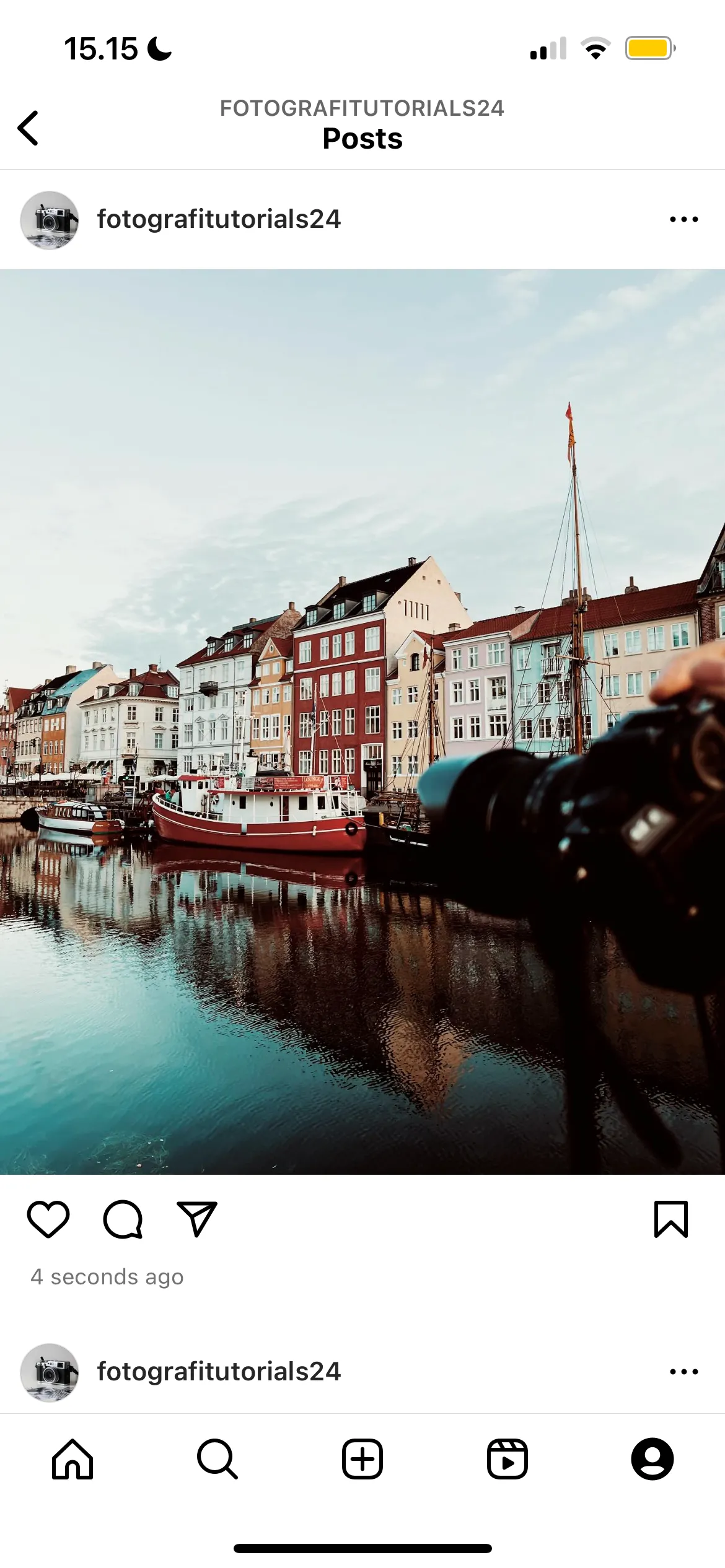 Hình ảnh kiến trúc đường phố với bộ lọc Oslo trên Instagram tăng độ tương phản và giảm bóng