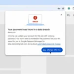 Hình ảnh minh họa tính năng tự động thay đổi mật khẩu trên Google Chrome.