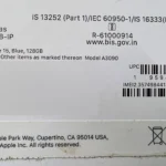 IMEI iPhone trên hộp đựng sản phẩm với các thông tin chi tiết khác