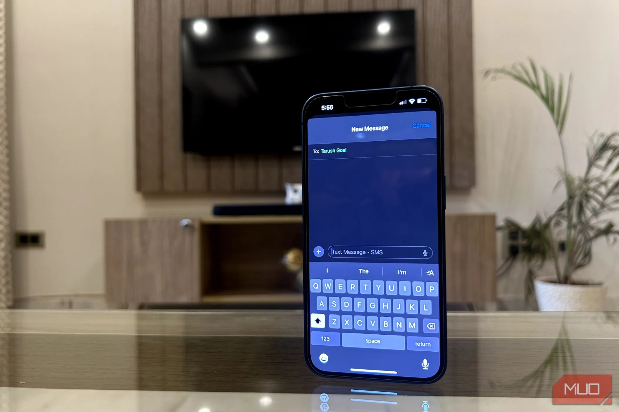 iPhone hiển thị ứng dụng Tin nhắn, tượng trưng cho sự tiến hóa từ SMS sang các dịch vụ như RCS.