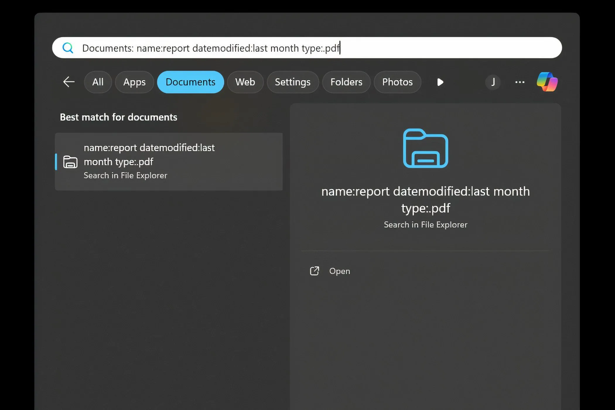 Kết hợp nhiều bộ lọc tìm kiếm nâng cao trong Windows Search để thu hẹp kết quả