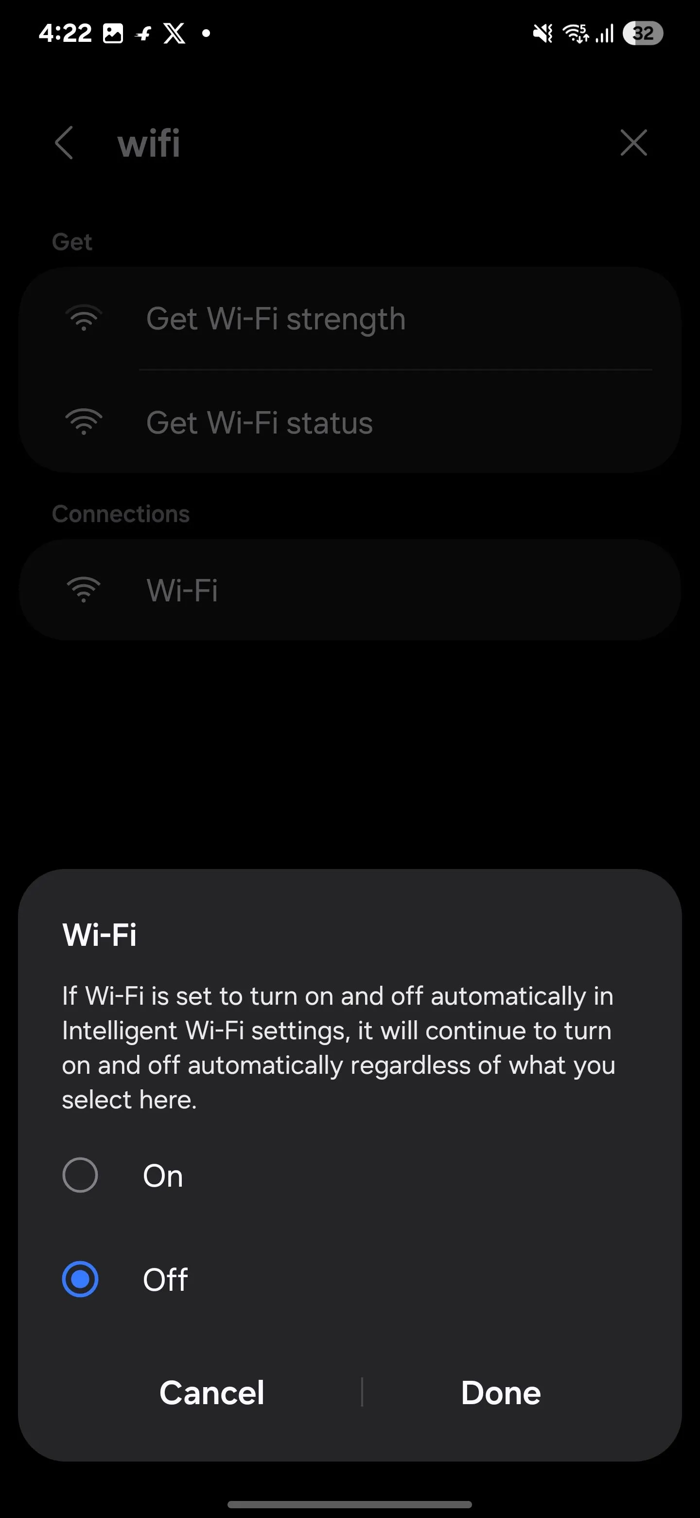 Khi bạn rời khỏi nhà, Samsung Routines tự động tắt Wi-Fi để chuyển sang dữ liệu di động