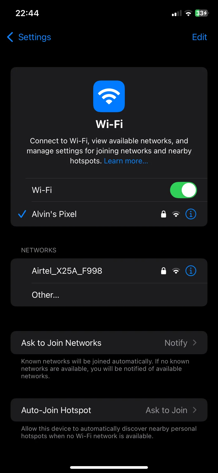 Kích hoạt &quot;Chế độ dữ liệu thấp&quot; trong cài đặt Wi-Fi trên iOS để tiết kiệm dung lượng