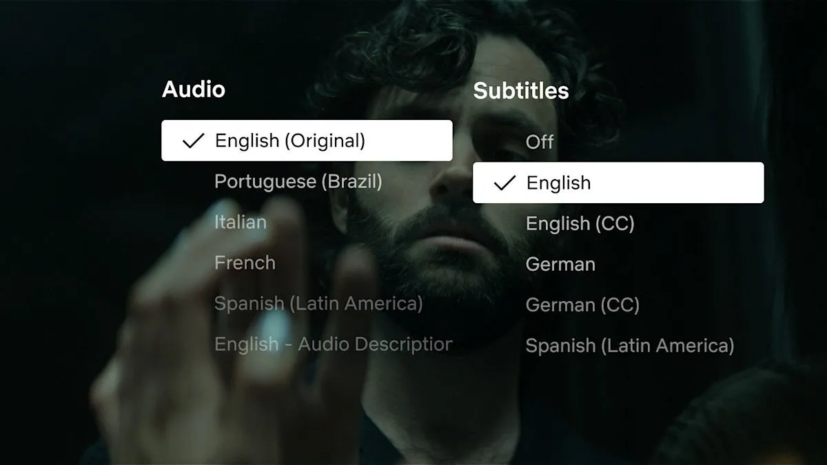 Kích hoạt tùy chọn phụ đề mới của Netflix.