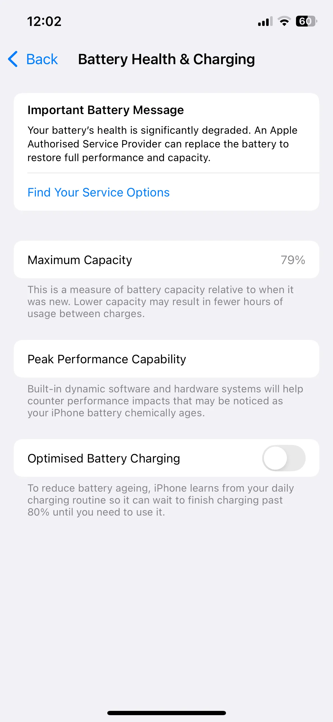 Kiểm tra Tình trạng pin iPhone để đánh giá khả năng cần thay pin