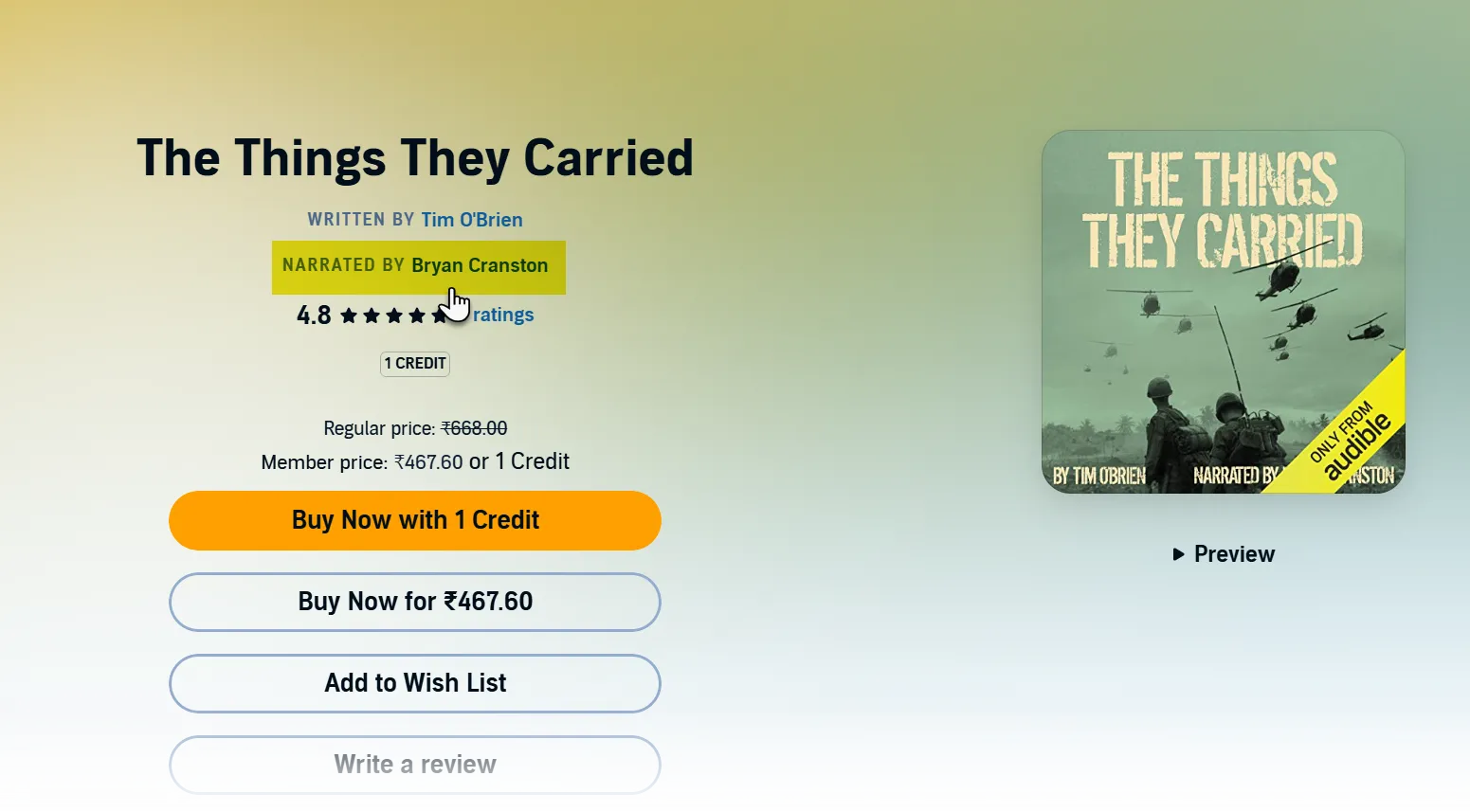 Logo Audible hiển thị trên giao diện ứng dụng hoặc trang web, tượng trưng cho thư viện sách nói đang phát triển với sự hỗ trợ của công nghệ AI