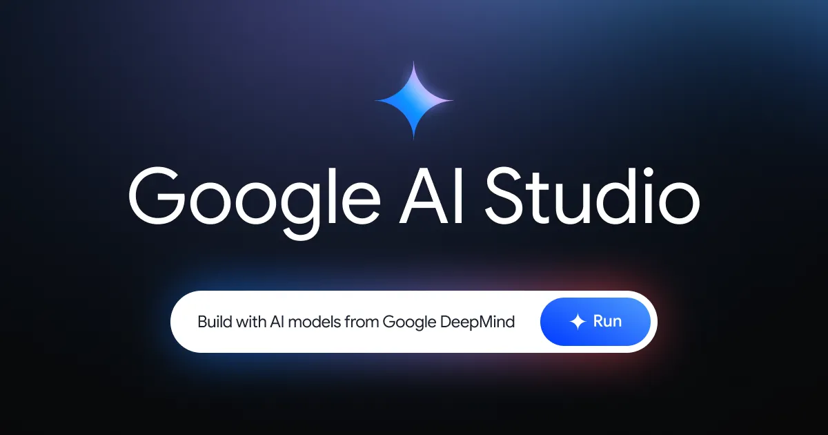 Logo Google AI Studio với biểu tượng đặc trưng của Google