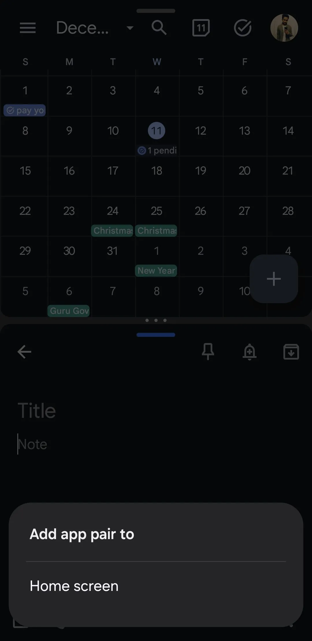 Lưu cặp ứng dụng vào màn hình chính Android để truy cập nhanh chóng