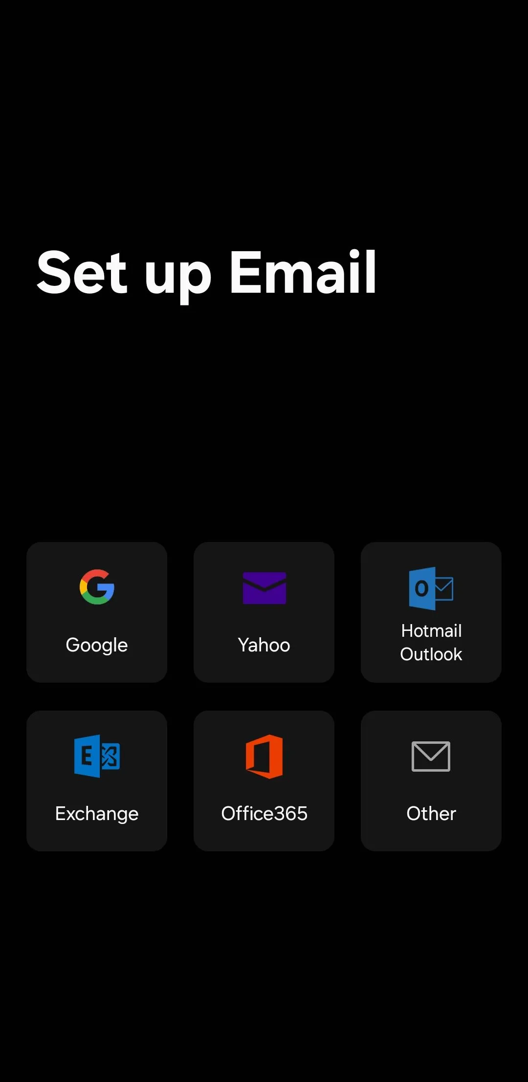 Màn hình hộp thư đến của ứng dụng Samsung Email trên điện thoại Galaxy, hiển thị các email.