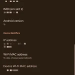 Màn hình "Thông tin điện thoại" trên Pixel 8 Pro hiển thị số phiên bản dựng (Build number)