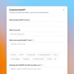 Màn hình tùy chỉnh Custom Instructions của ChatGPT trên web với các lựa chọn cá nhân hóa