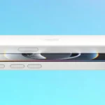Mặt trước và mặt sau iPhone 16e giá rẻ, hỗ trợ tính năng Visual Intelligence qua nút Tác vụ.