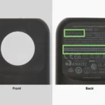 Mặt trước và mặt sau sạc dự phòng Belkin BoostCharge Pro Fast Wireless Charger for Apple Watch + Power Bank 10K (model BPD005) giúp người dùng nhận diện sản phẩm bị thu hồi.