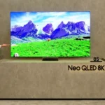 Mẫu TV Samsung QN990F 8K tại CES 2025, minh họa công nghệ HDR trên các dòng tivi hiện đại.