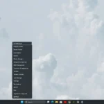 Menu ẩn Windows 11 xuất hiện khi chuột phải vào nút Start hoặc nhấn Win+X