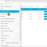 Menu chuột phải cổ điển của File Pilot trên Windows 11 với nhiều tùy chọn dễ truy cập
