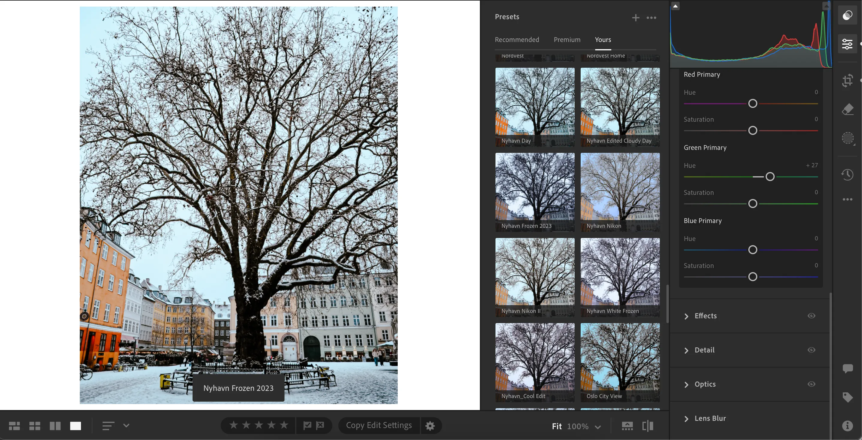 Một số preset chỉnh sửa ảnh trong Adobe Lightroom