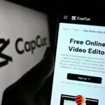 Người dùng đang chỉnh sửa video trên CapCut