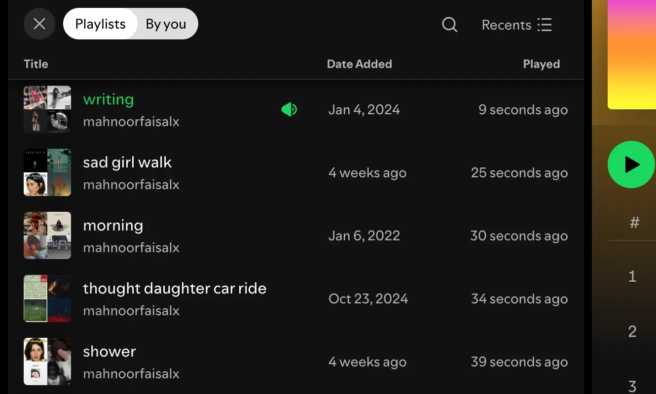 Nhiều danh sách phát Spotify được cá nhân hóa cho từng hoạt động và tâm trạng