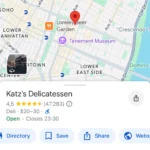 Nút Lưu (Save) địa điểm trên Google Maps để thêm vào danh sách yêu thích