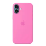 Ốp lưng silicone iPhone 16 Plus màu Peony rực rỡ từ Apple