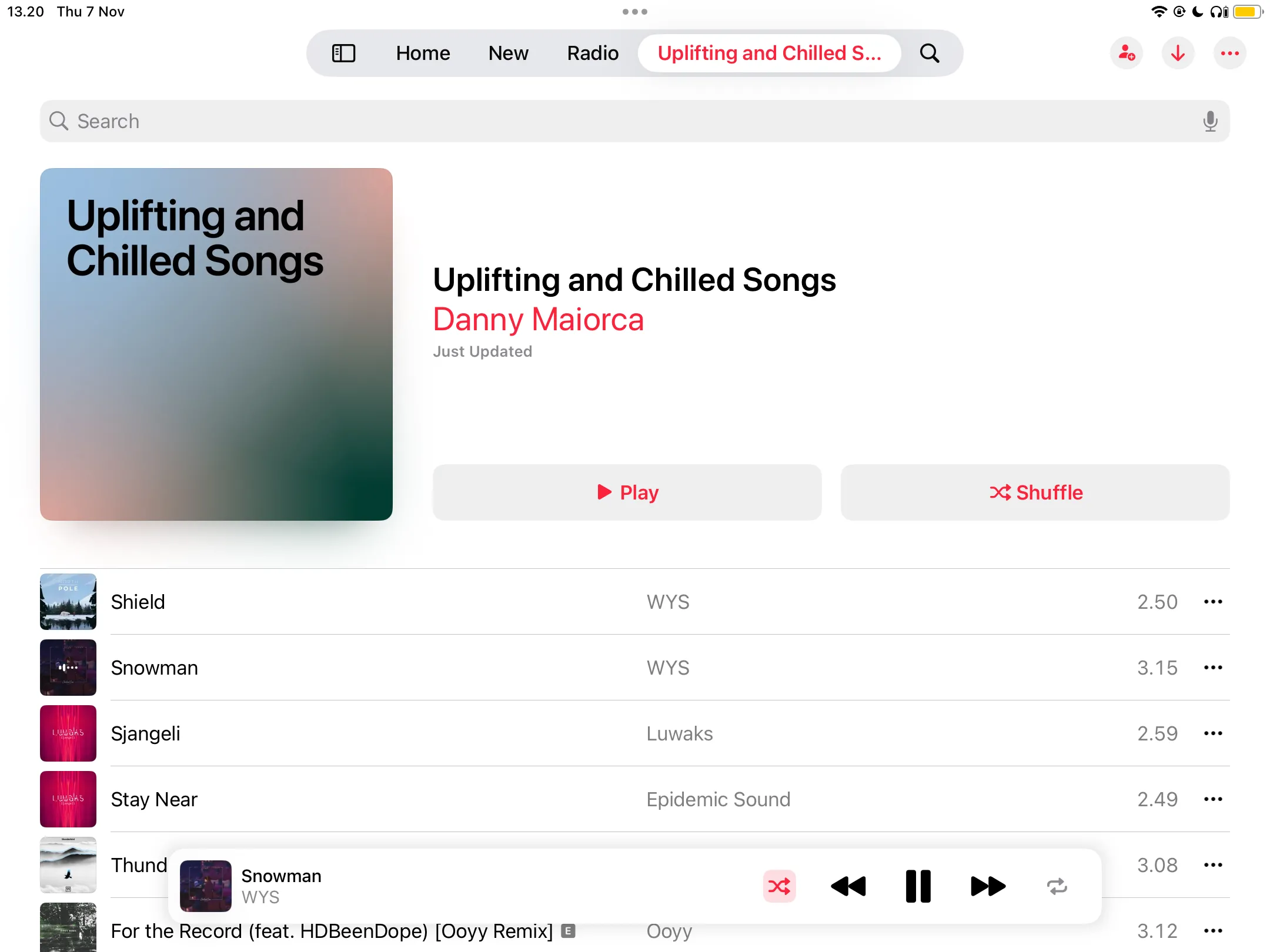 playlist tự tạo với những bài hát truyền cảm hứng và lạc quan trên Apple Music