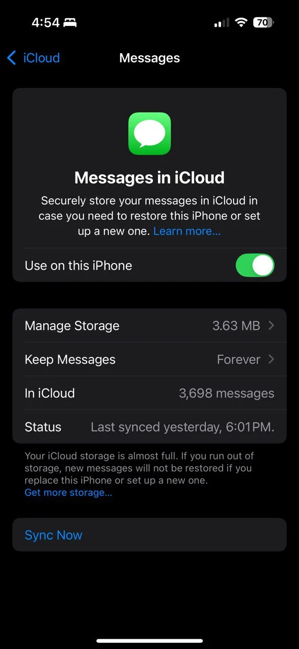 Quản lý danh sách các ứng dụng lưu dữ liệu lên iCloud trên iPhone