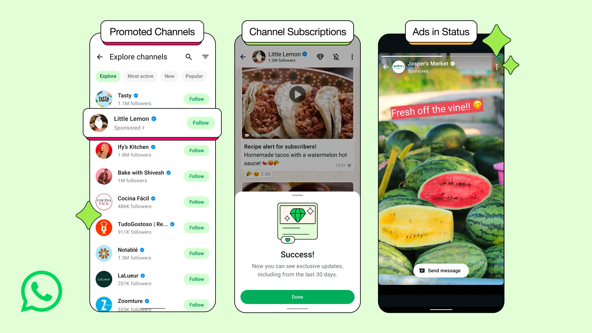 Quảng cáo xuất hiện trong mục Trạng thái của WhatsApp