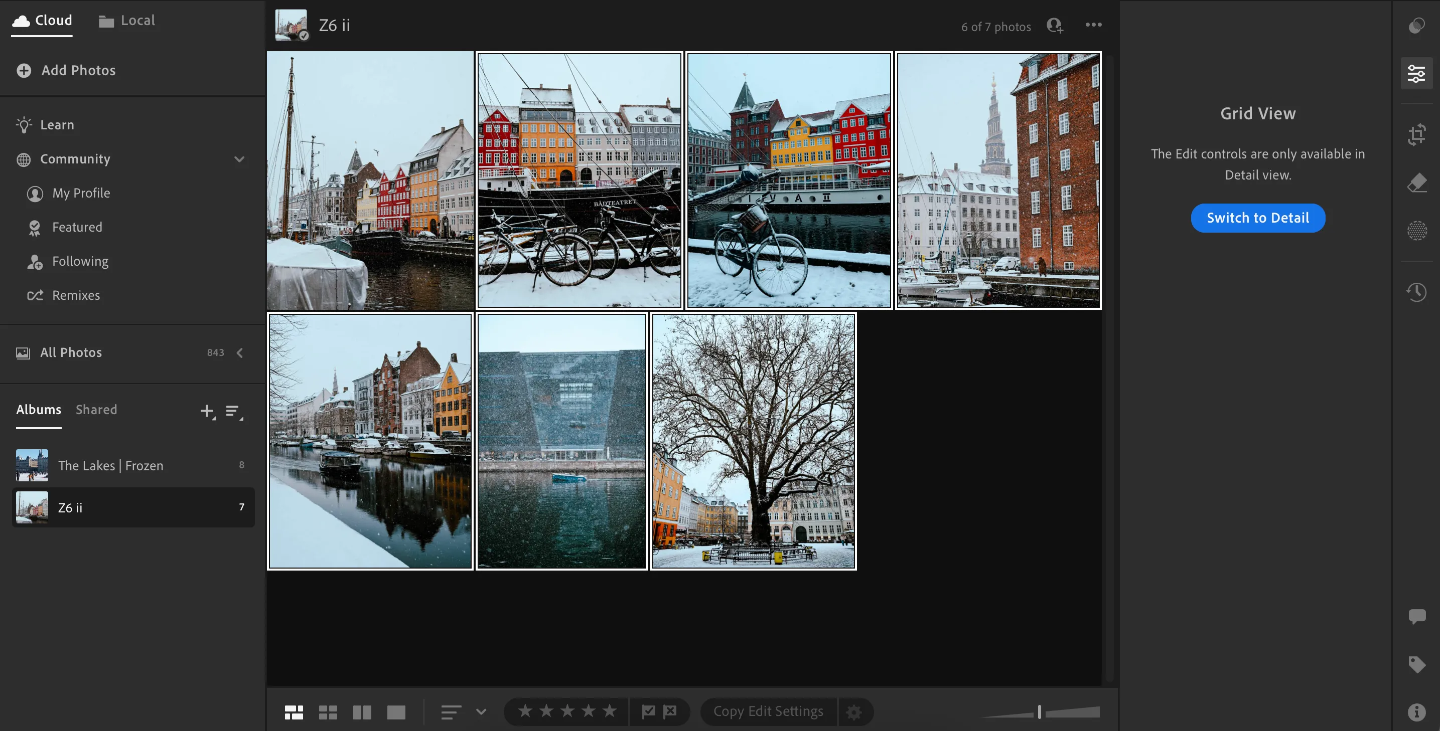 Quy trình tạo album mới trong Adobe Lightroom CC, giúp người dùng sắp xếp và quản lý thư viện ảnh một cách có hệ thống.