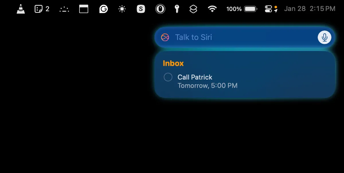 Siri thêm tác vụ vào Apple Reminders trên iPhone