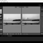 So sánh ảnh trước và sau khi áp dụng filter trong Lightroom, làm nổi bật sự thay đổi màu sắc và không khí