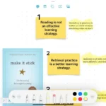 Sử dụng ghi chú dán (Sticky Notes) để lập chỉ mục trực quan các chương sách trong Freeform