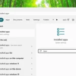 Sử dụng tìm kiếm Windows để mở Ứng dụng đã cài đặt trên Windows 11