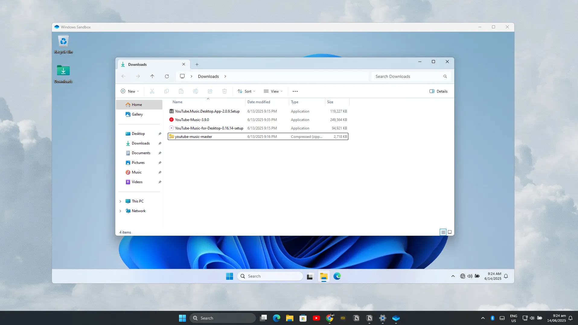 Sử dụng Windows Sandbox với các thiết lập bảo mật nâng cao để kiểm tra phần mềm