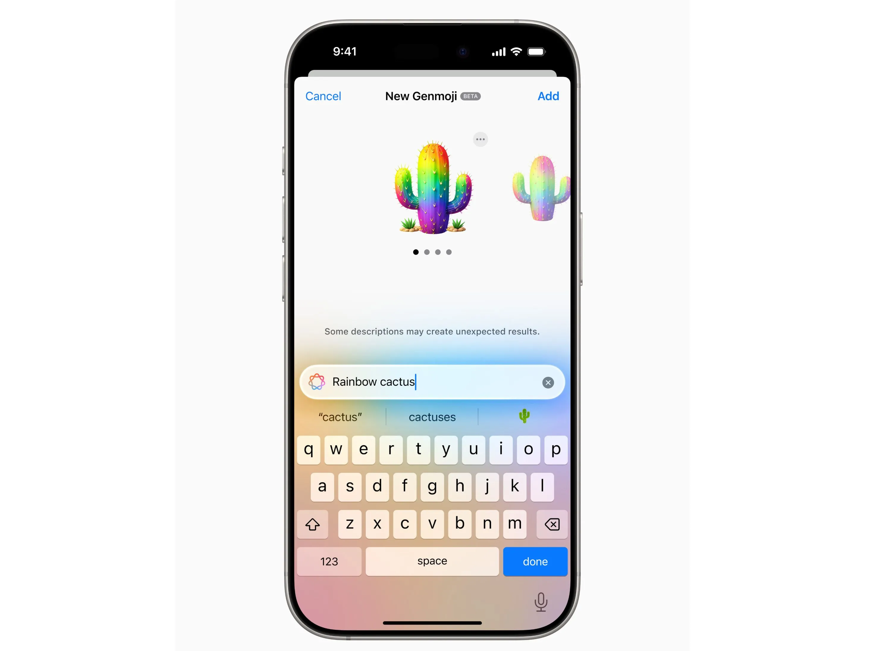 Tạo Genmoji độc đáo trong bản cập nhật iOS 18.2