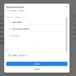 Tạo một quy trình tự động hóa để nhận thông báo Slack từ Notion