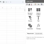 Thanh công cụ Power Tools trong Google Sheets