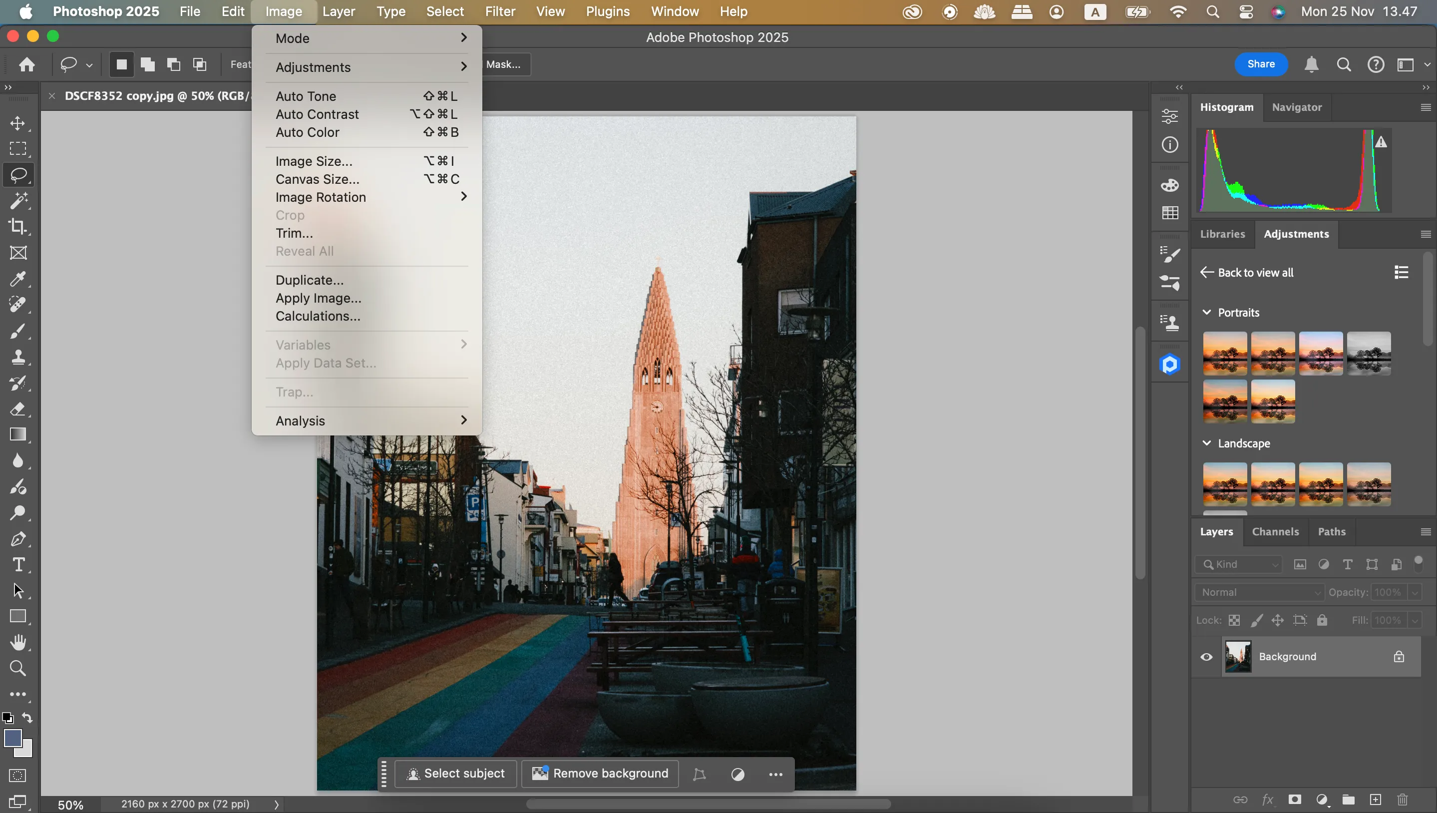 Thay đổi kích thước và độ phân giải ảnh trong Photoshop
