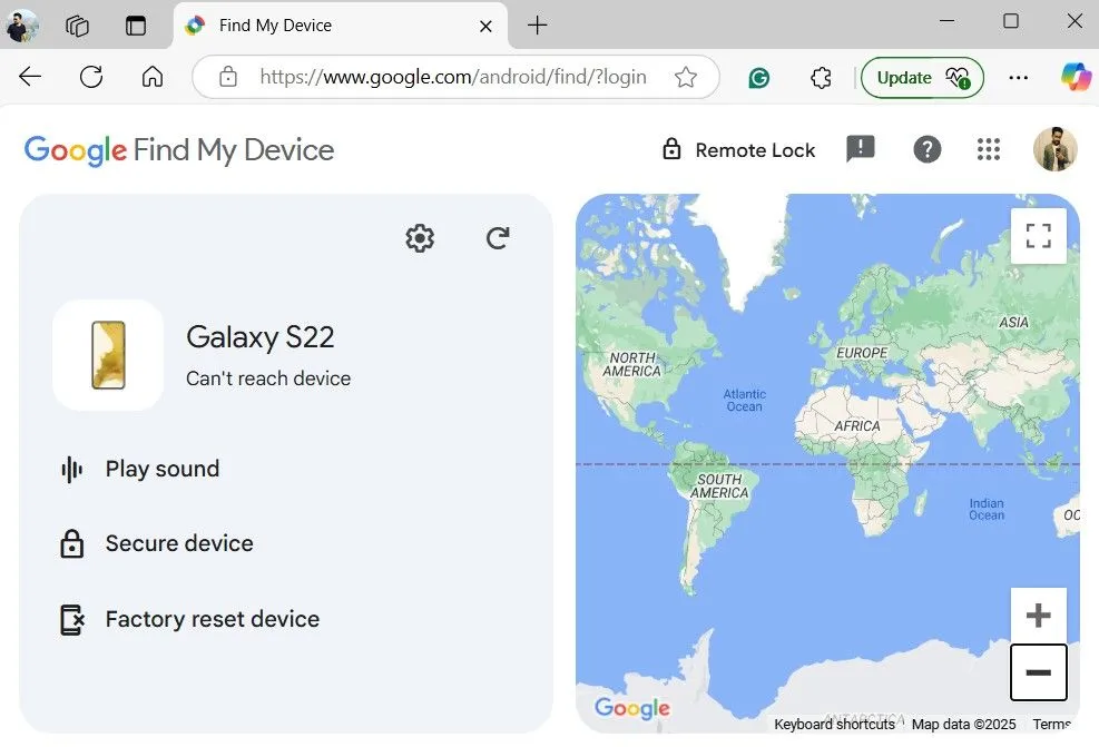 Thiết bị của tôi tìm kiếm Google không thể kết nối