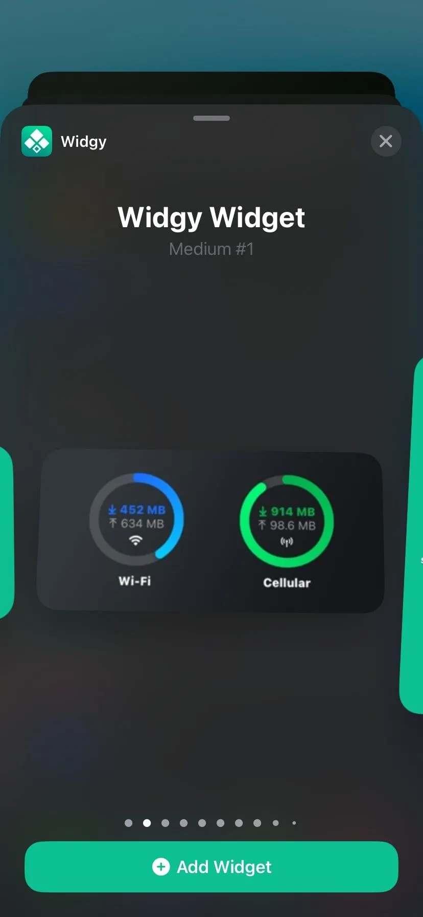 Thiết kế widget phức tạp với ứng dụng Widgy trên iPhone