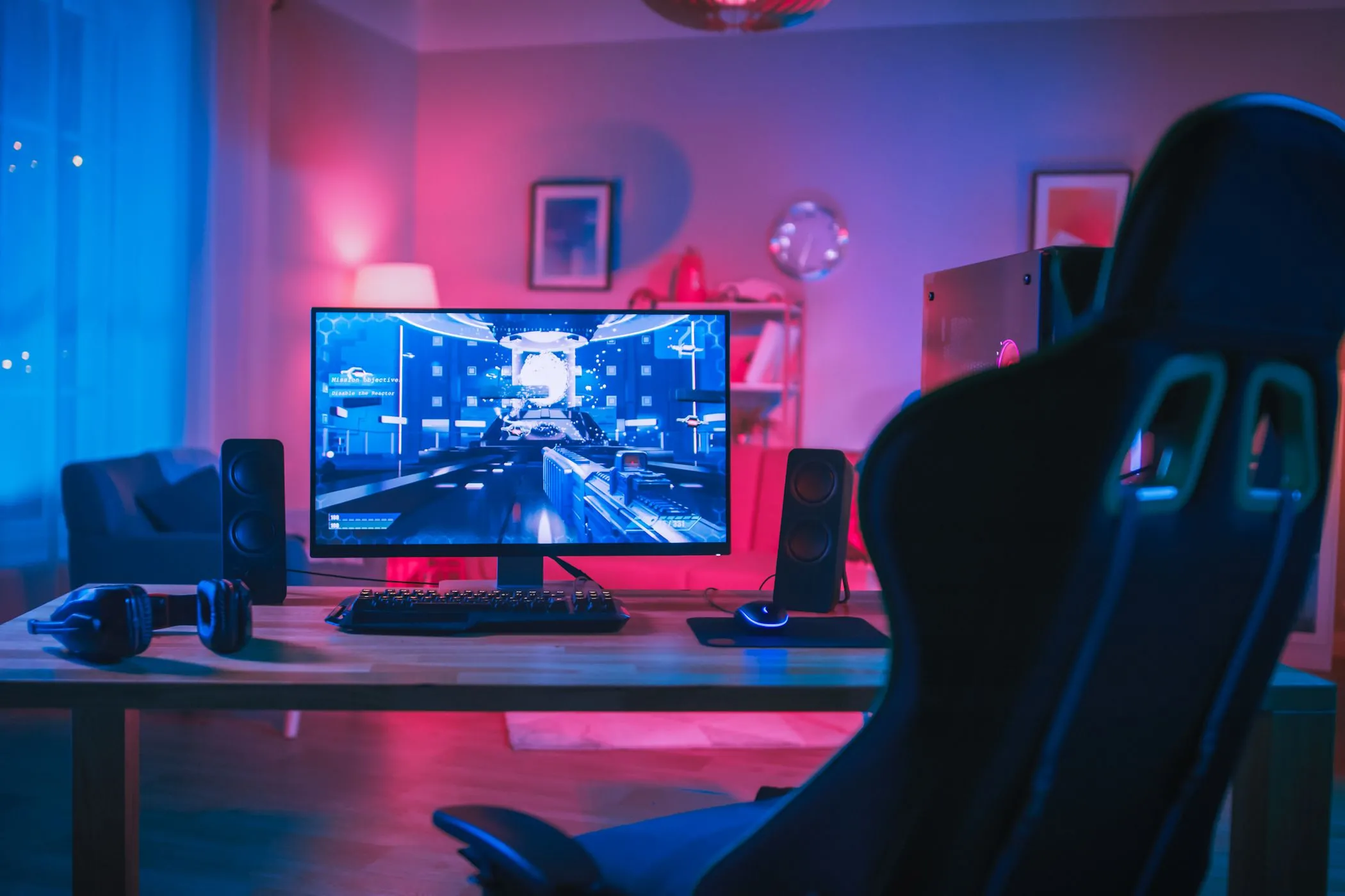Thiết lập chơi game PC ấm cúng tại nhà