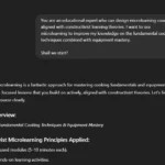 Thiết lập lộ trình microlearning trong ChatGPT với cấu trúc khóa học rõ ràng